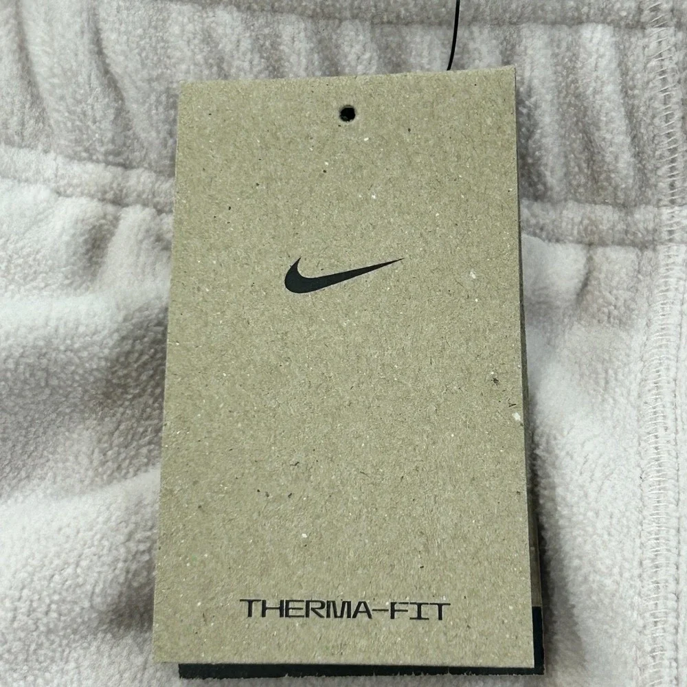 Nike Pants Womens XL Pink Therma-FIT Sweatpants Loose Fit Mid Rise Soft SPOT NWT